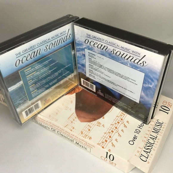 Classical Music with Ocean Sounds 10 CD set Bach Mozart Chopin Beethoven Handel - Picture 4 of 5